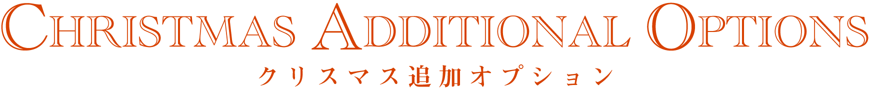 クリスマスオプション