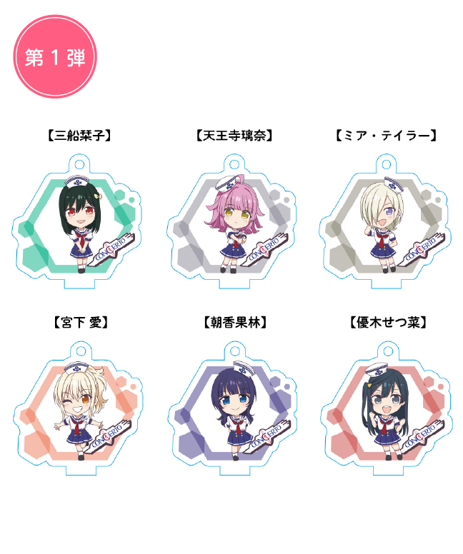 コラボミニアクリルスタンドキーホルダー